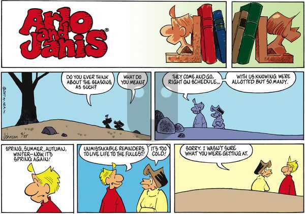 Arlo and Janis on Sunday March 25, 2007 Comic Strip