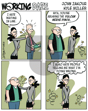 Working Daze on Friday October 6, 2006 Comic Strip