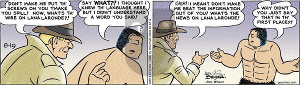 Alley Oop on Tuesday August 19, 2014 Comic Strip