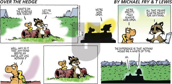 Over the Hedge on Sunday July 9, 2017 Comic Strip