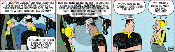 Rip Haywire on Monday March 27, 2017 Comic Strip