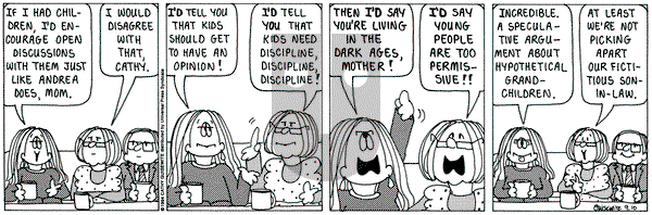 Cathy Classics on Saturday September 10, 1994 Comic Strip