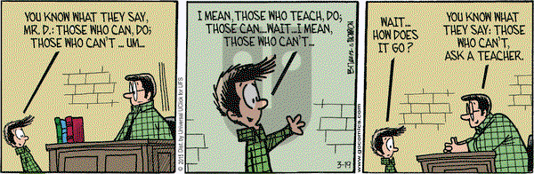 Grand Avenue on Thursday March 19, 2015 Comic Strip