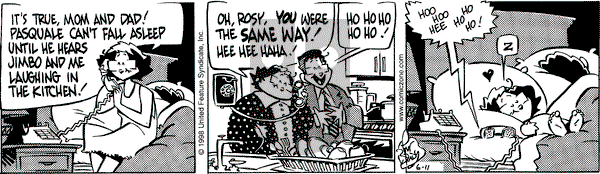Rose is Rose - Thursday June 11, 1998 Comic Strip