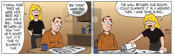 Luann on Monday April 23, 2007 Comic Strip