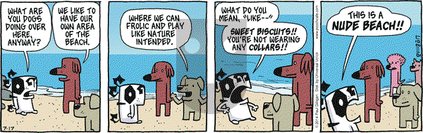 Pooch Cafe on Thursday July 17, 2014 Comic Strip