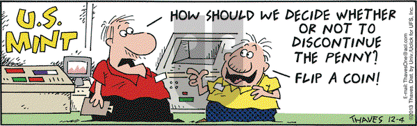 Frank and Ernest on Wednesday December 4, 2013 Comic Strip