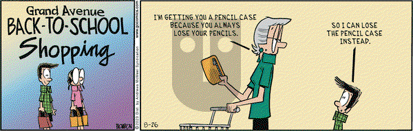 Grand Avenue on Saturday August 26, 2023 Comic Strip