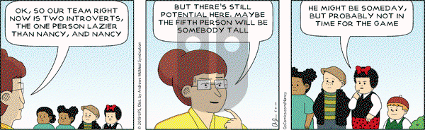 Nancy on Friday May 31, 2019 Comic Strip