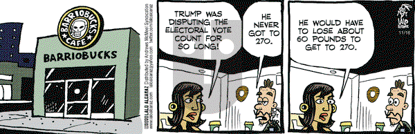 La Cucaracha on Monday November 16, 2020 Comic Strip