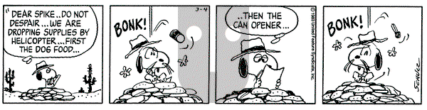 Peanuts on Friday March 4, 1983 Comic Strip