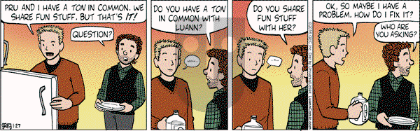 Luann on Wednesday January 27, 2016 Comic Strip