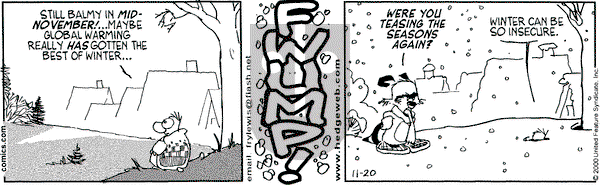 Over the Hedge - Monday November 20, 2000 Comic Strip