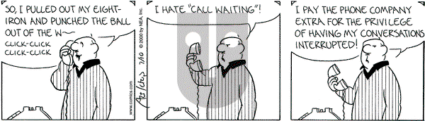 The Born Loser on Monday July 10, 2000 Comic Strip