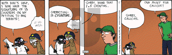 Get Fuzzy on Saturday July 5, 2008 Comic Strip