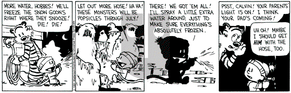 Calvin and Hobbes on Tuesday January 15, 1991 Comic Strip