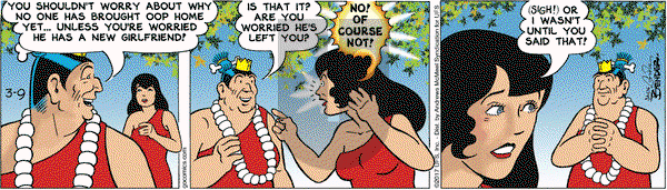 Alley Oop on Thursday March 9, 2017 Comic Strip