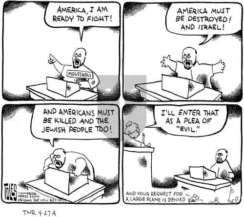 Tom Toles on Saturday April 27, 2002 Comic Strip