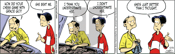 Baldo on Monday October 13, 2008 Comic Strip