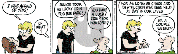 Betty - Tuesday April 14, 2015 Comic Strip