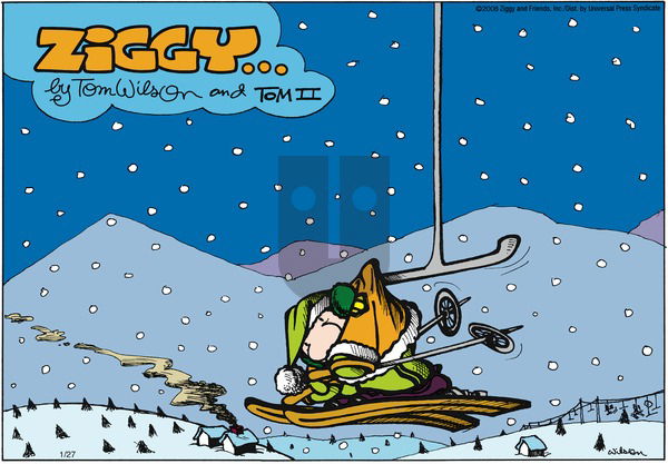 Ziggy on Sunday January 27, 2008 Comic Strip