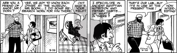 Alley Oop on Tuesday September 28, 1976 Comic Strip