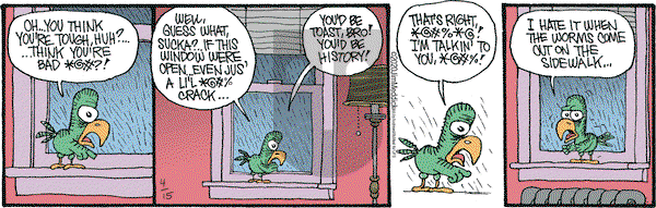 Monty on Wednesday April 15, 2020 Comic Strip
