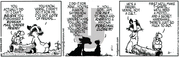 Over the Hedge on Saturday July 2, 2005 Comic Strip