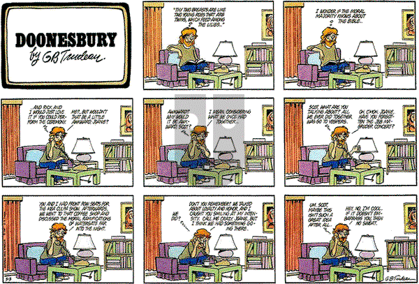 Doonesbury on Sunday May 3, 1981 Comic Strip