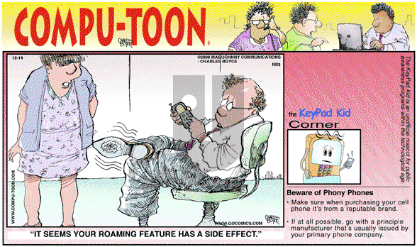 Compu-toon on Sunday December 14, 2008 Comic Strip