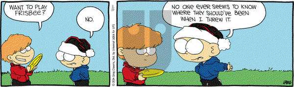 The Buckets on Monday February 17, 2014 Comic Strip