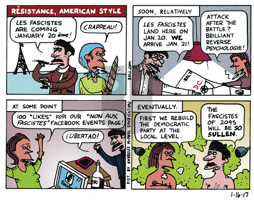Ted Rall on Monday January 16, 2017 Comic Strip
