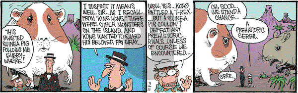 Monty on Thursday March 11, 2021 Comic Strip