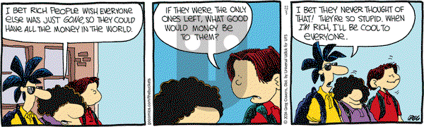 The Buckets on Wednesday December 3, 2014 Comic Strip