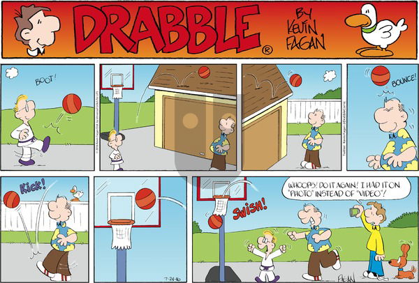 Drabble on Sunday July 24, 2016 Comic Strip
