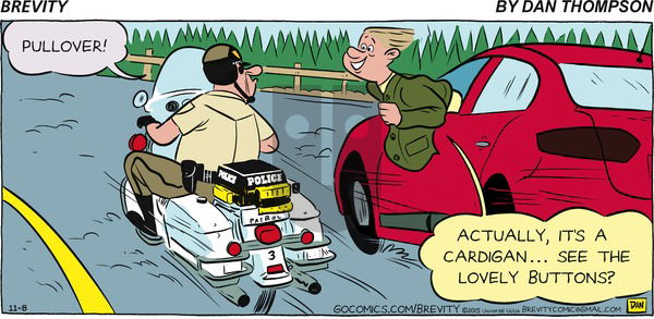 Brevity on Sunday November 8, 2015 Comic Strip