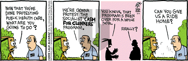 La Cucaracha on Friday September 4, 2009 Comic Strip