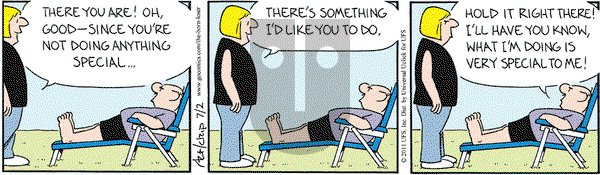 The Born Loser on Saturday July 2, 2011 Comic Strip
