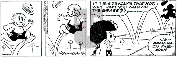 Nancy on Thursday August 10, 2000 Comic Strip
