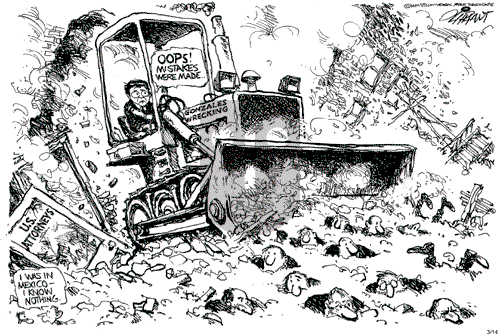 Pat Oliphant on Wednesday March 14, 2007 Comic Strip