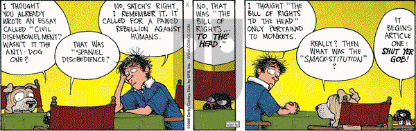 Get Fuzzy on Tuesday July 1, 2008 Comic Strip
