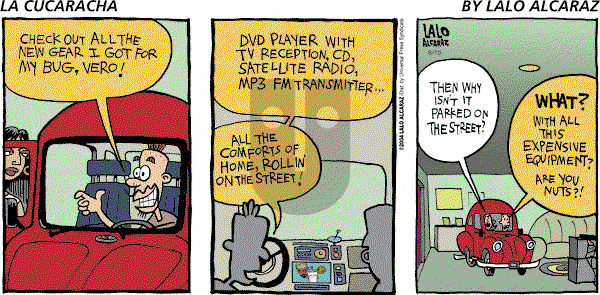 La Cucaracha on Sunday August 15, 2004 Comic Strip