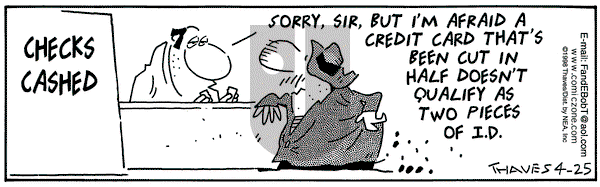 Frank and Ernest on Saturday April 25, 1998 Comic Strip
