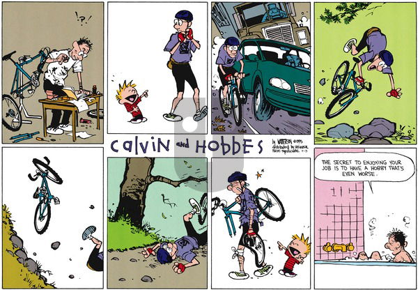 Calvin and Hobbes on Sunday April 5, 2015 Comic Strip