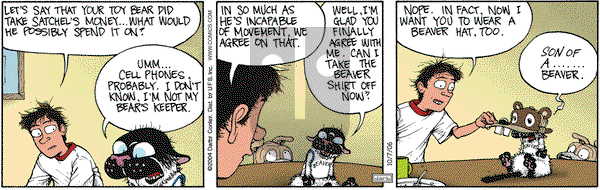 Get Fuzzy on Saturday October 7, 2006 Comic Strip