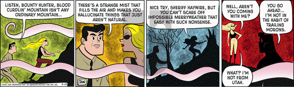 Rip Haywire on Monday March 15, 2021 Comic Strip