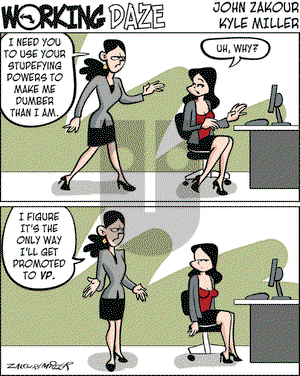 Working Daze on Tuesday August 21, 2007 Comic Strip