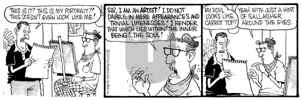 Monty - Saturday September 22, 2007 Comic Strip