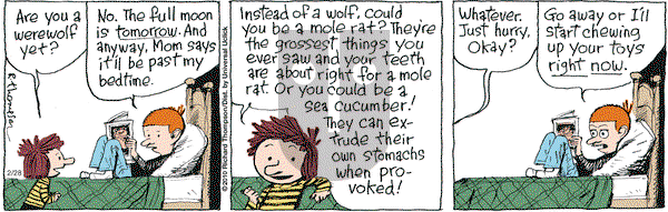 Cul de Sac on Saturday February 28, 2015 Comic Strip