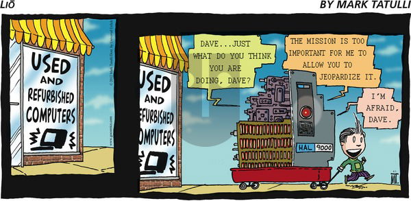 Lio on Sunday April 1, 2012 Comic Strip